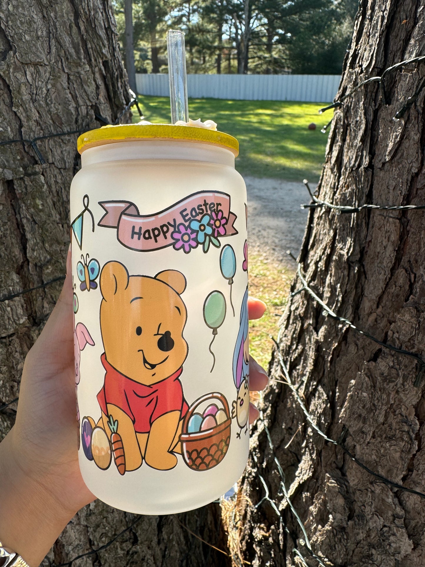 Winnie the Pooh and friends Easter Frosted cup