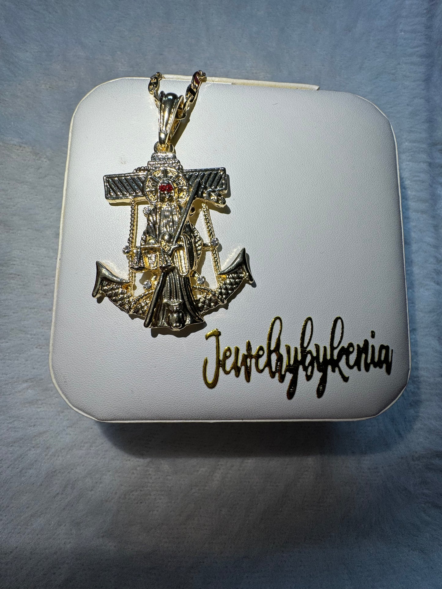 Anchor Santa Muerte Necklace