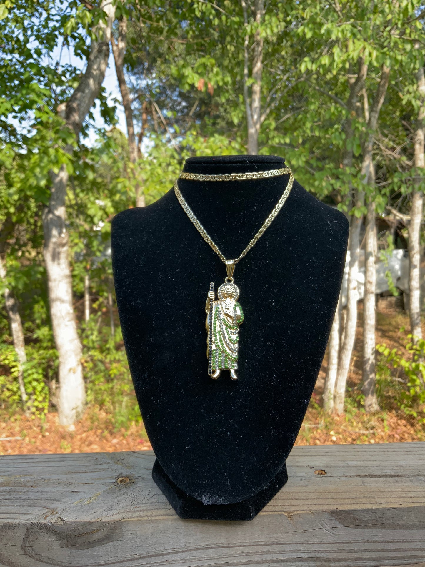 Large San Judas Necklace