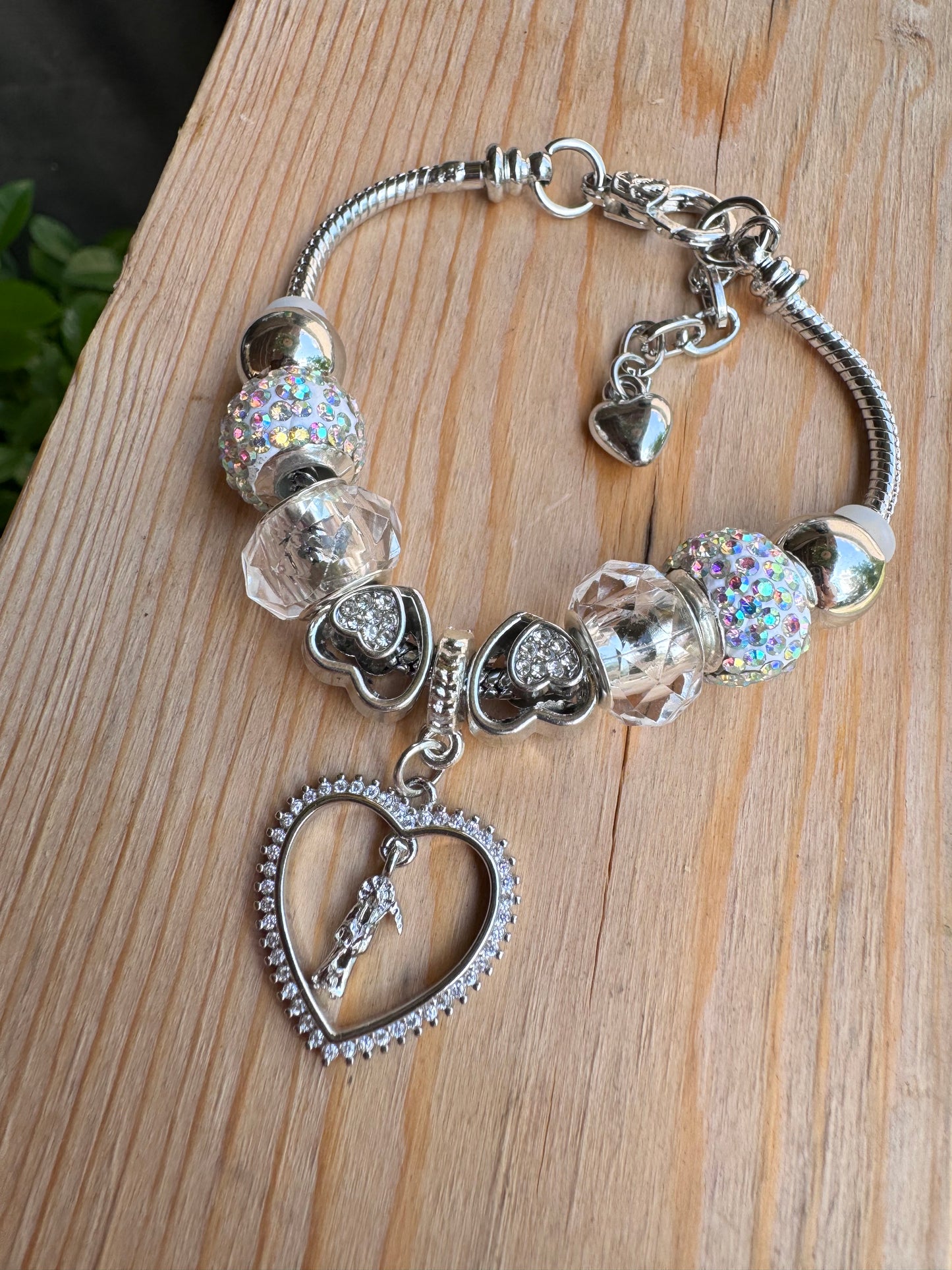 Santa Muerte Corazones Elegant Bracelet