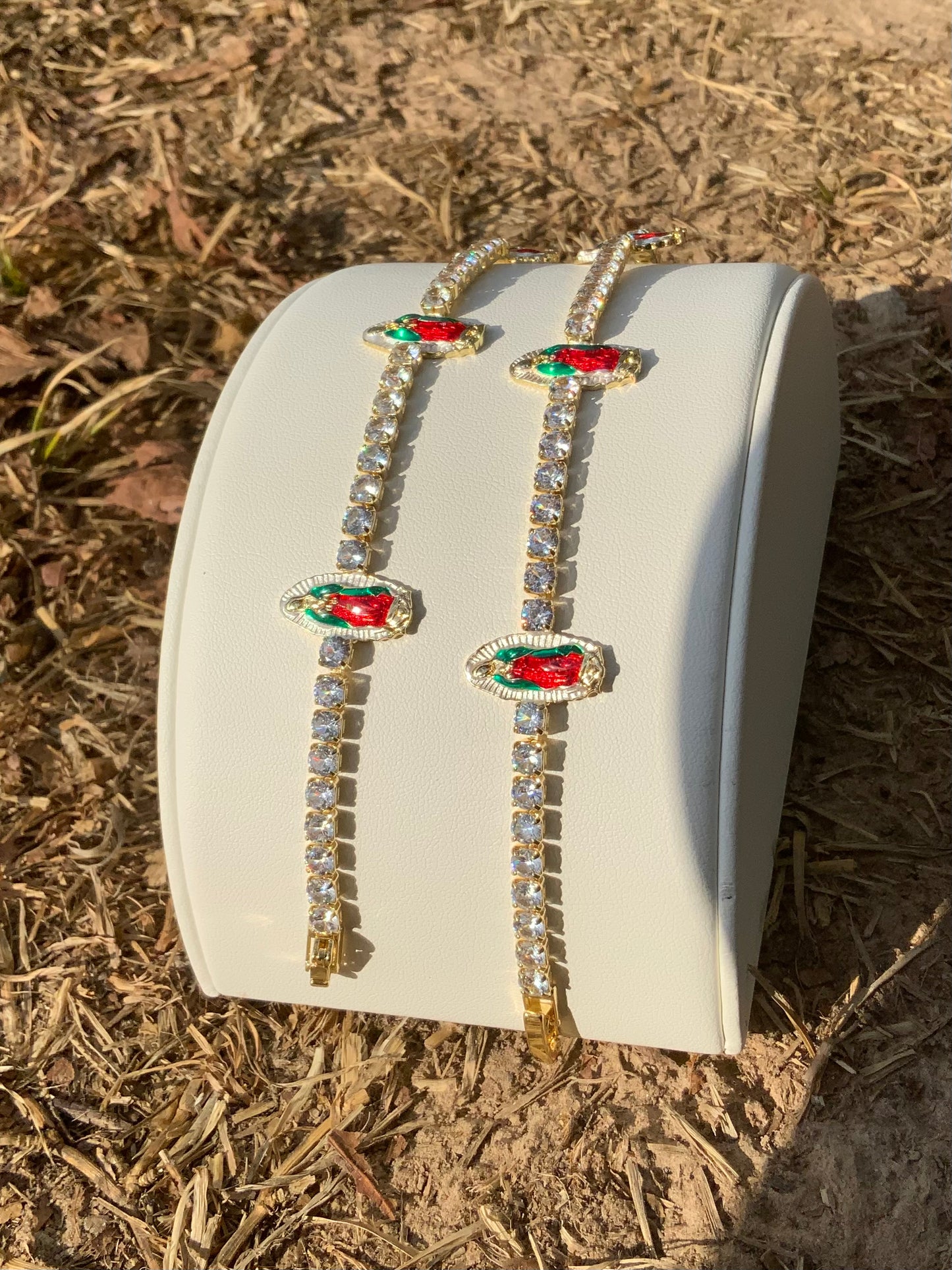 Virgencita Tennis Bracelet