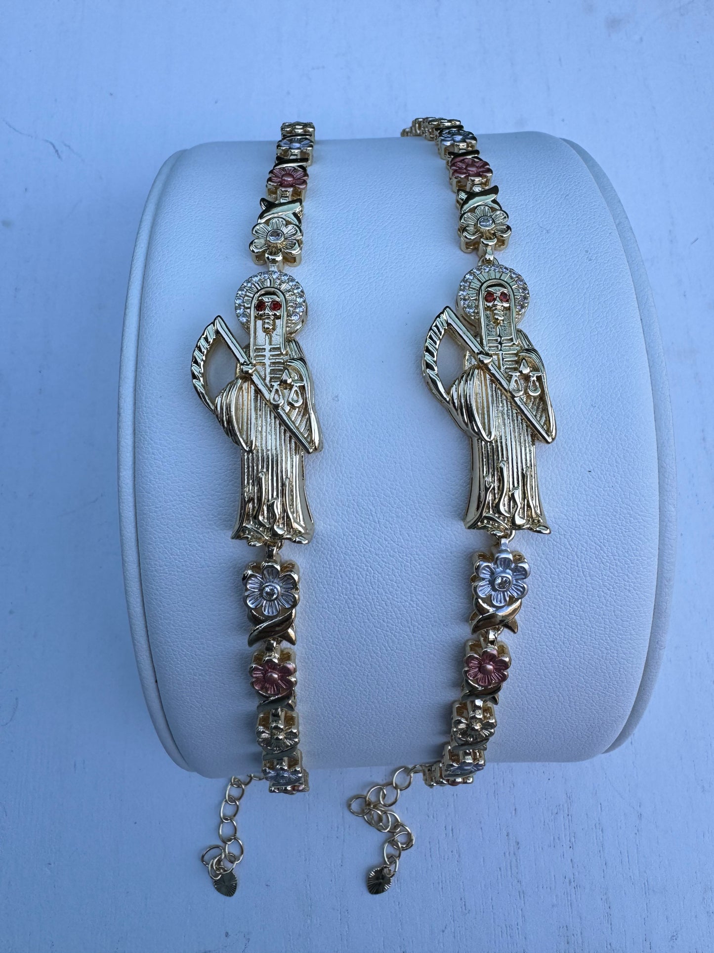 Santa Muerte Florecita Bracelet