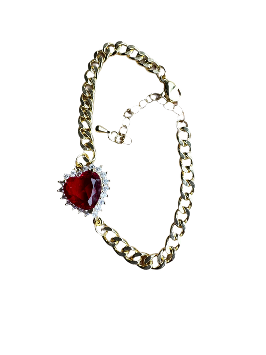 Corazon Rojo Bracelet