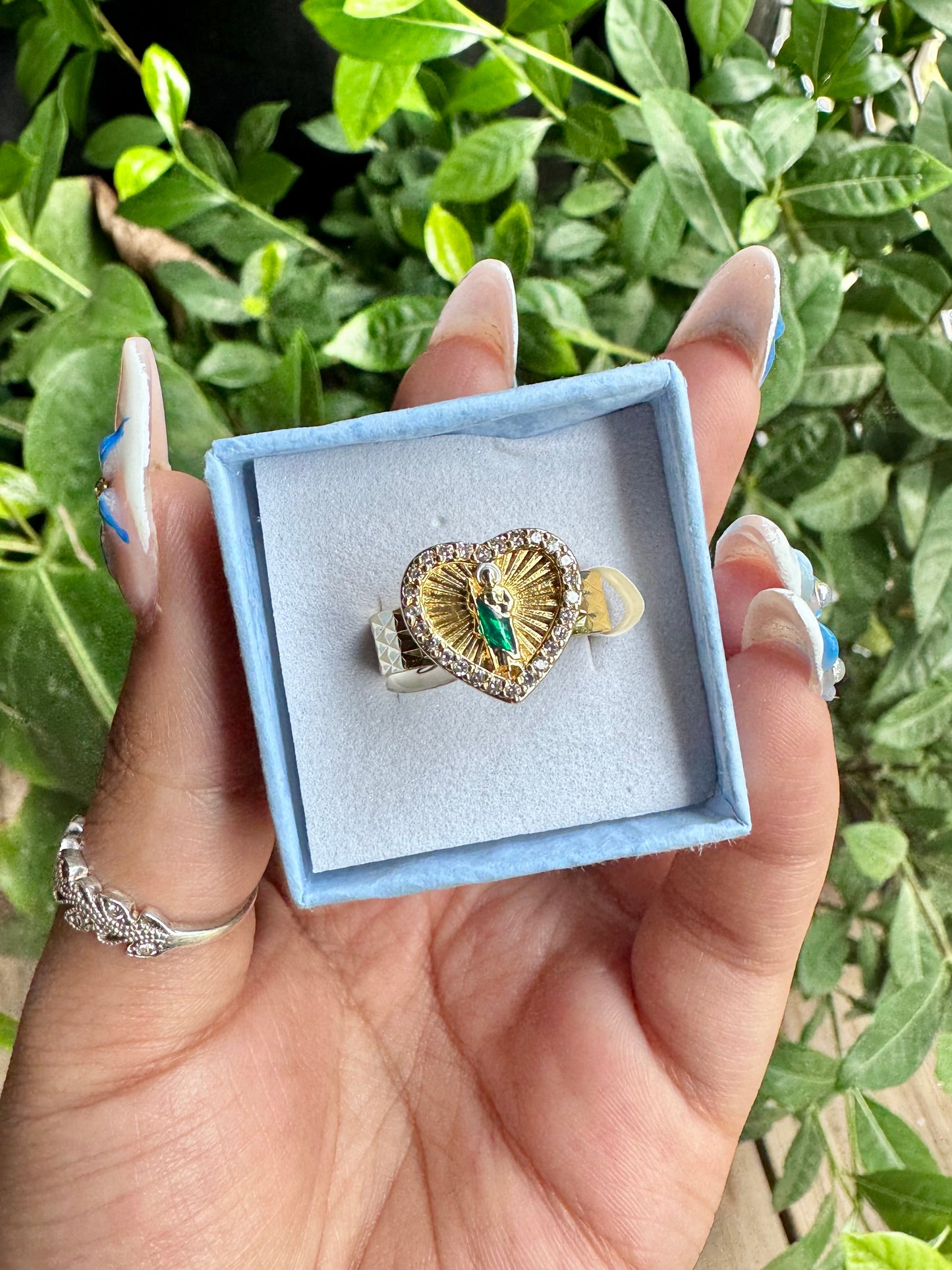 San Judas Heart Ring