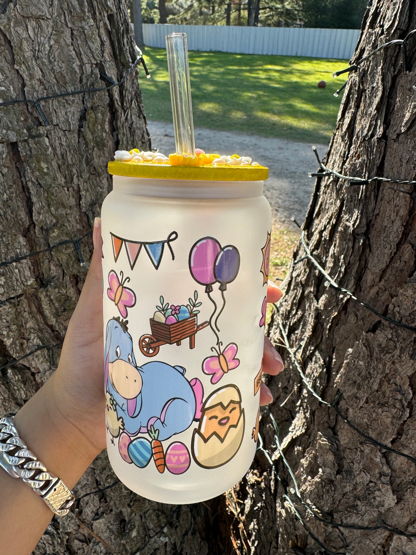 Winnie the Pooh and friends Easter Frosted cup