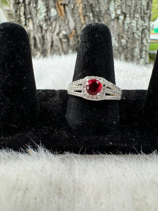 Lux in Red Ring (Size 9)