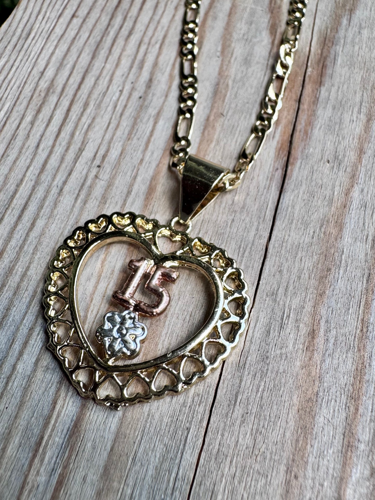 Quinceañera Heart Necklace