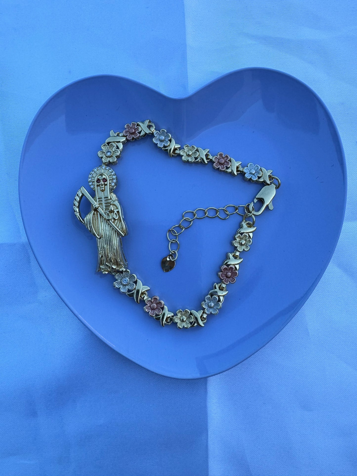 Santa Muerte Florecita Bracelet