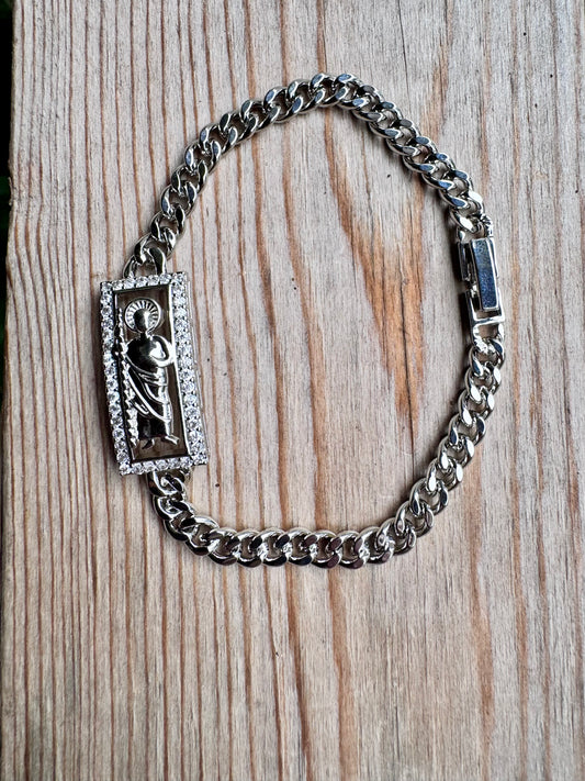 San Judas Bonita Bracelet (Silver)