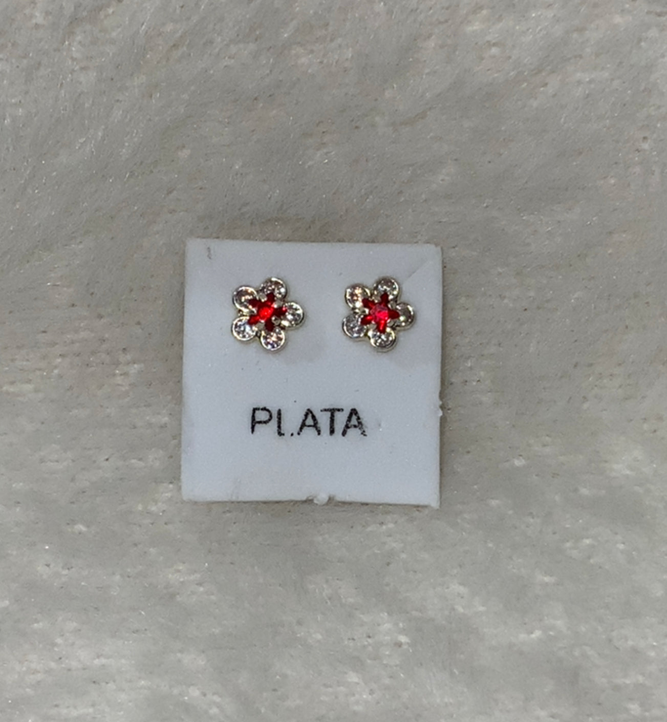 Floresita Roja Studs