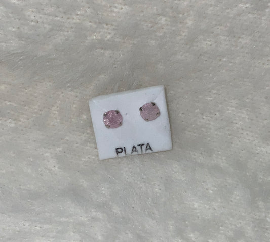 Rose Quartz Studs