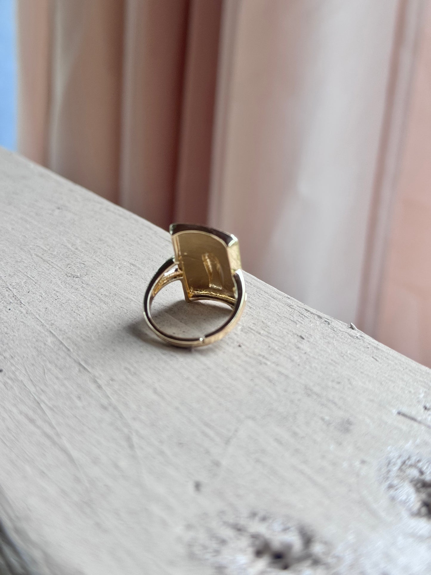 Santa Muerte Adjustable Ring