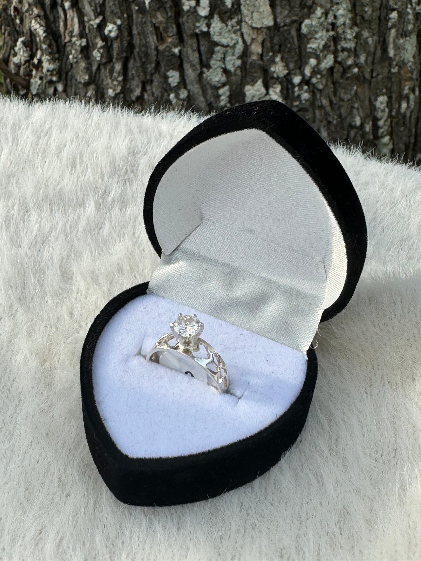 Snowy Promise Ring (Size 6)