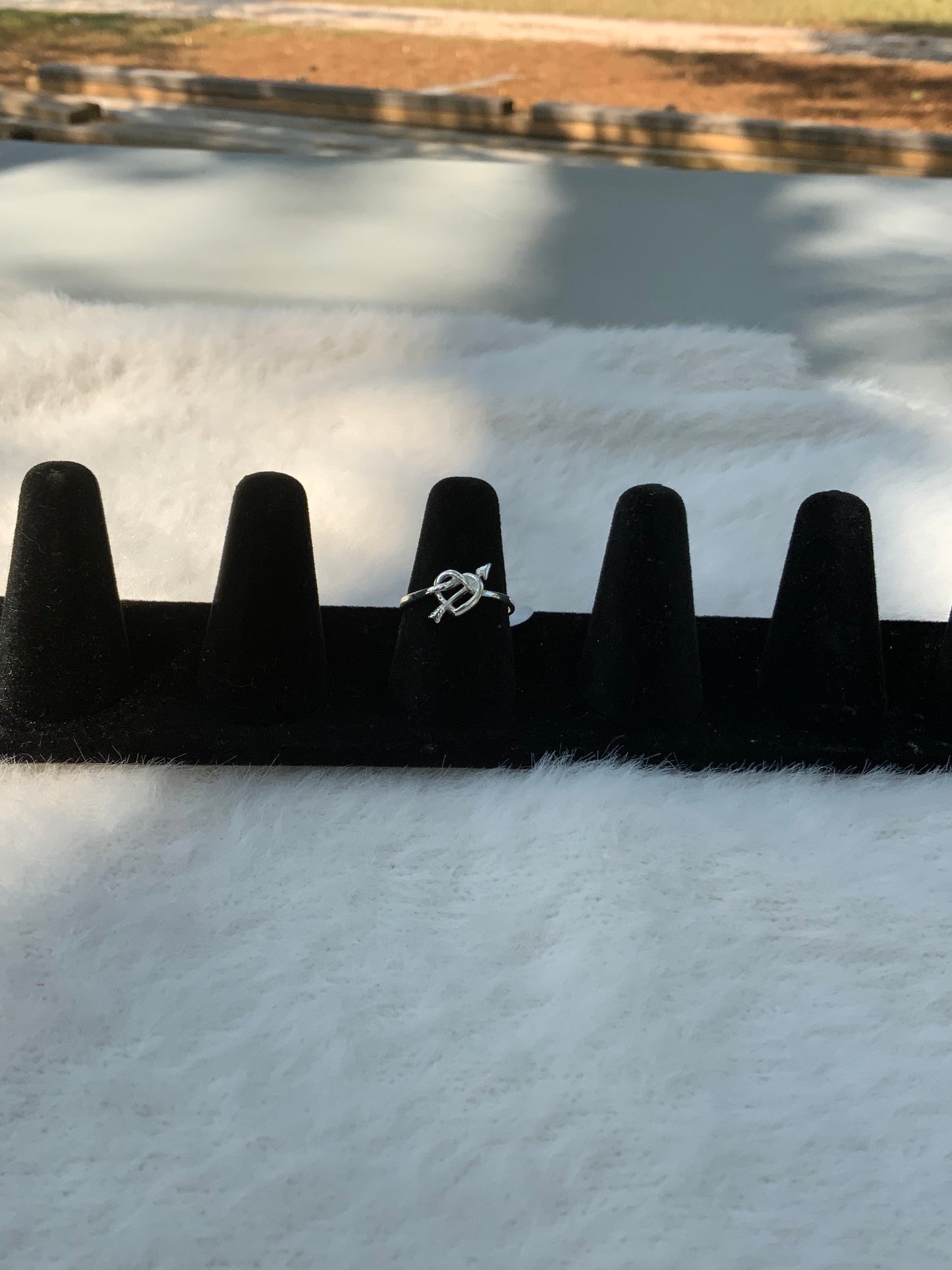 Corazón Flechado ring