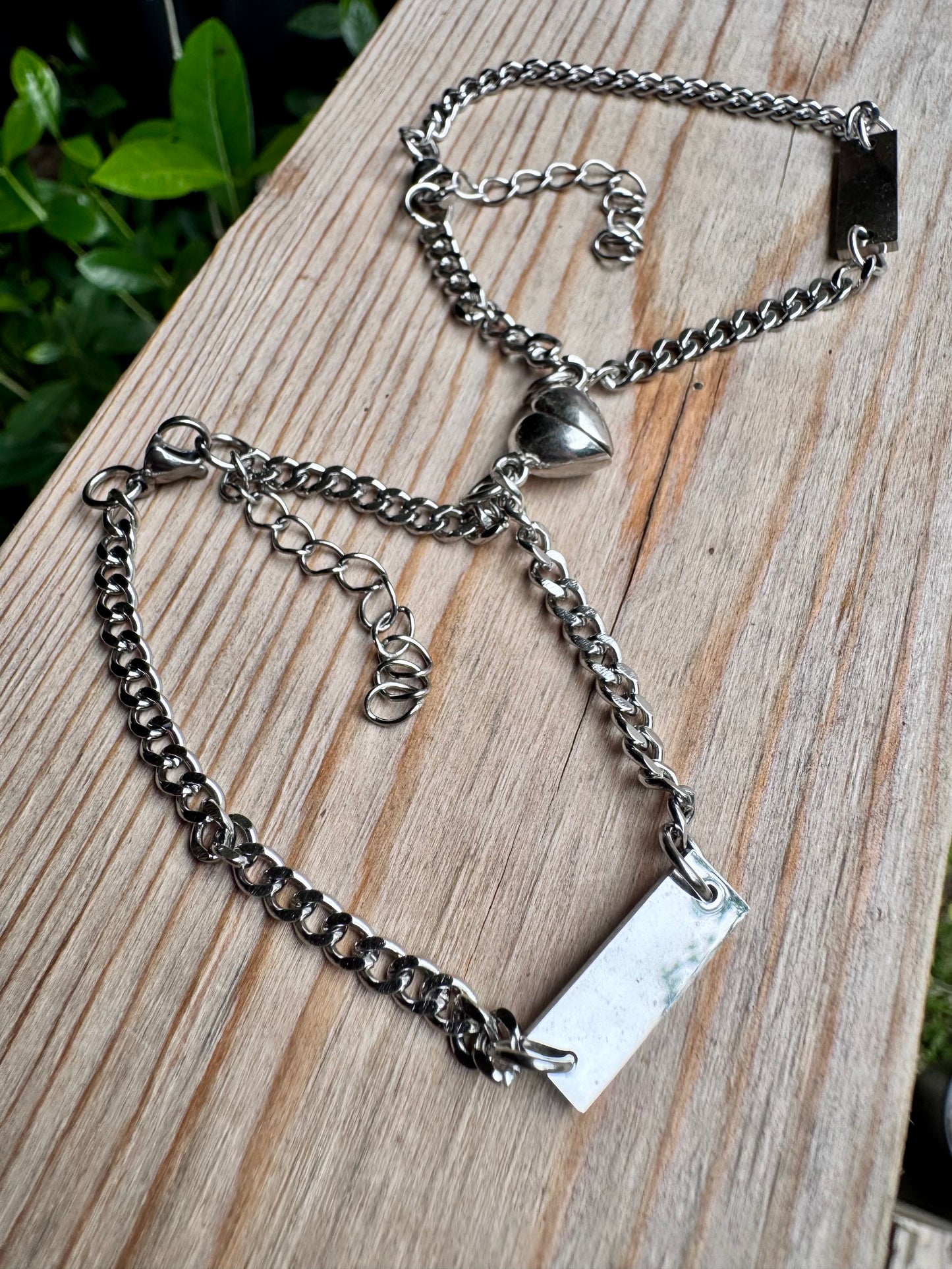 Connecting Heart Personalized Bracelet