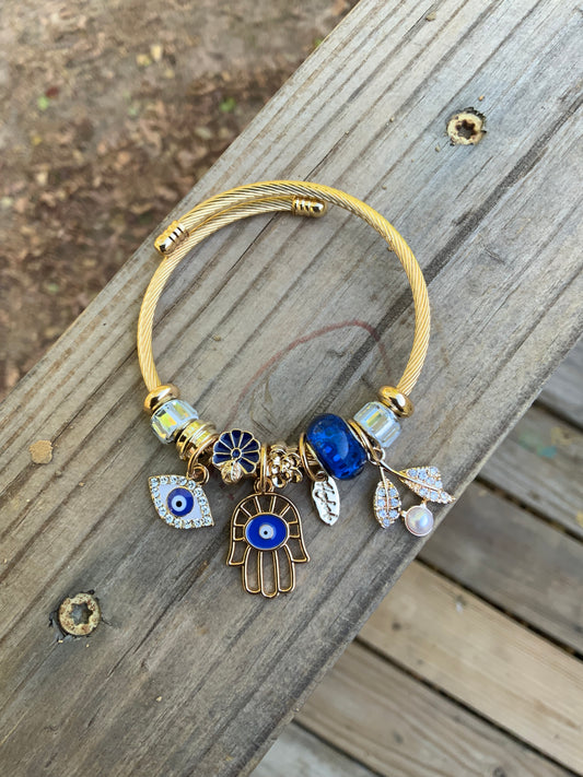 Blue Evil Eye Pandora Bracelet