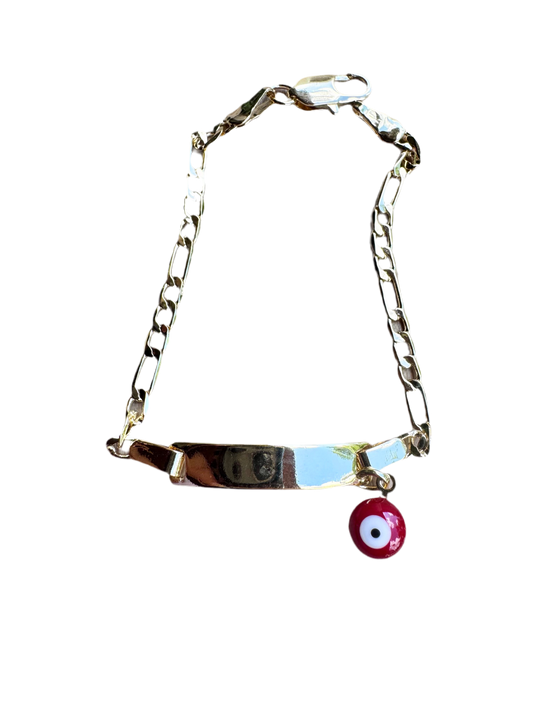 Kids Dangling Red Eye ID Esclava