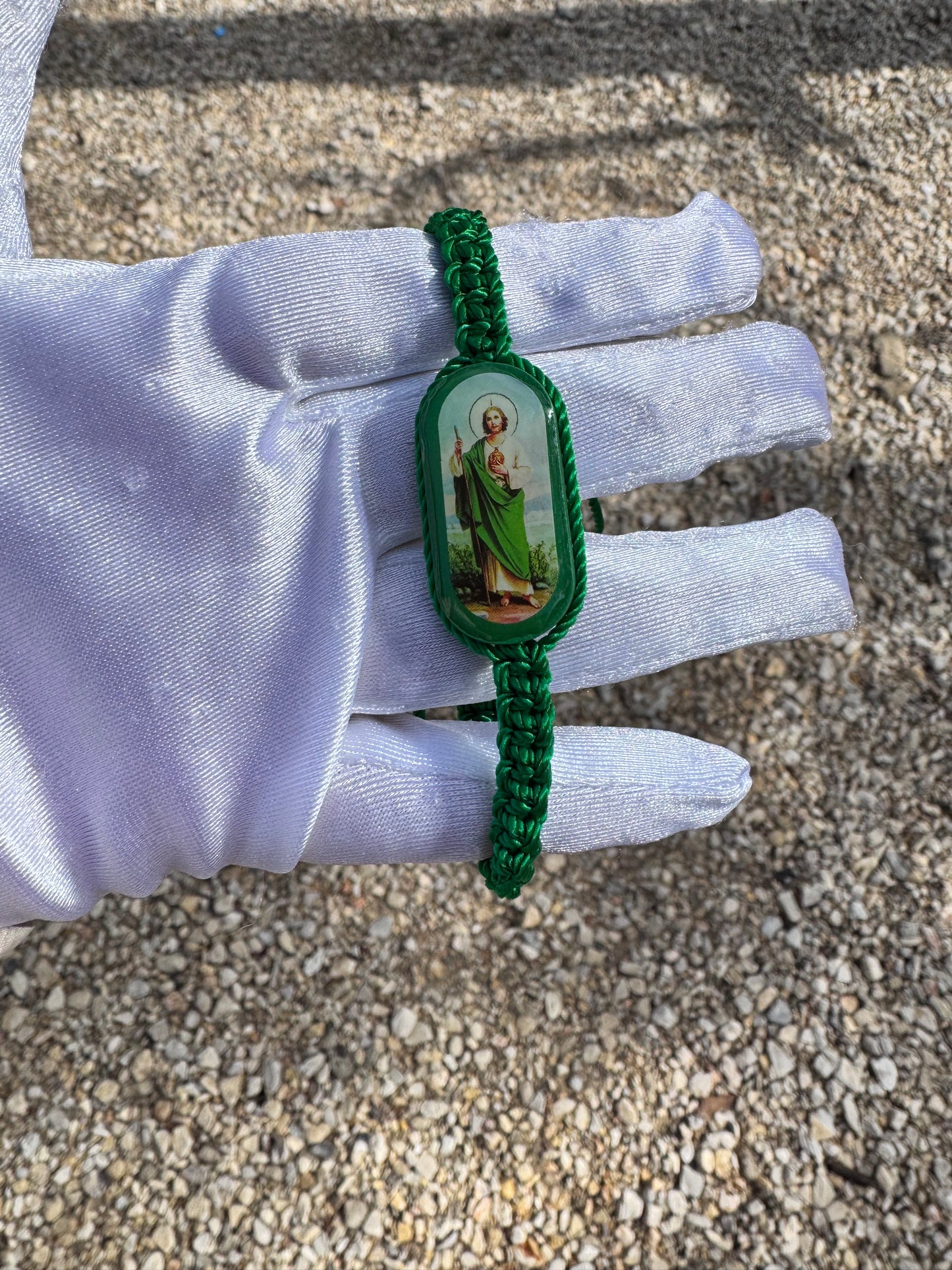 San Judas Double Sided Image Bracelet