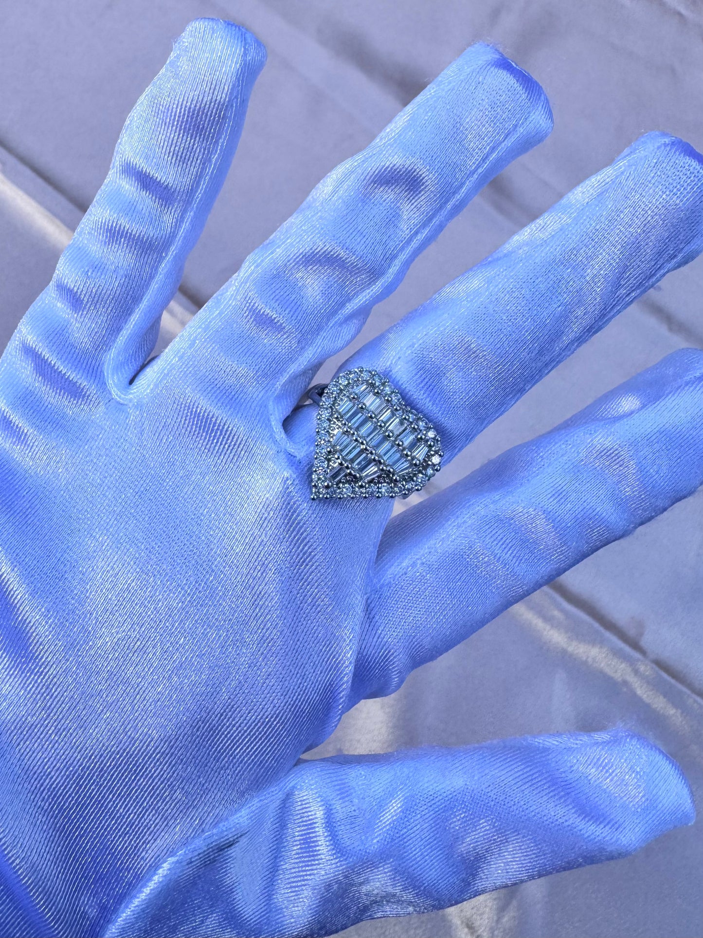 Lujosa Silver Plated Ring