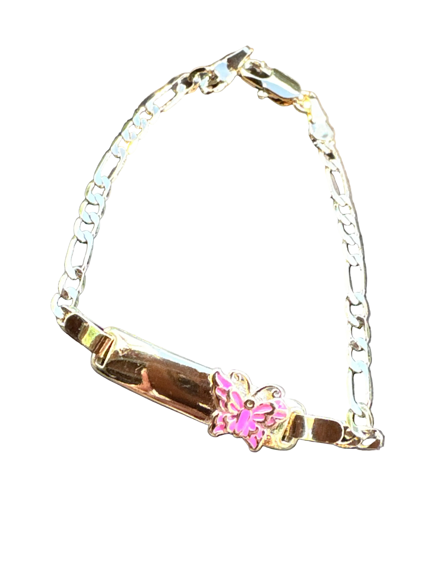 Pink Butterly Baby Bracelet Esclava