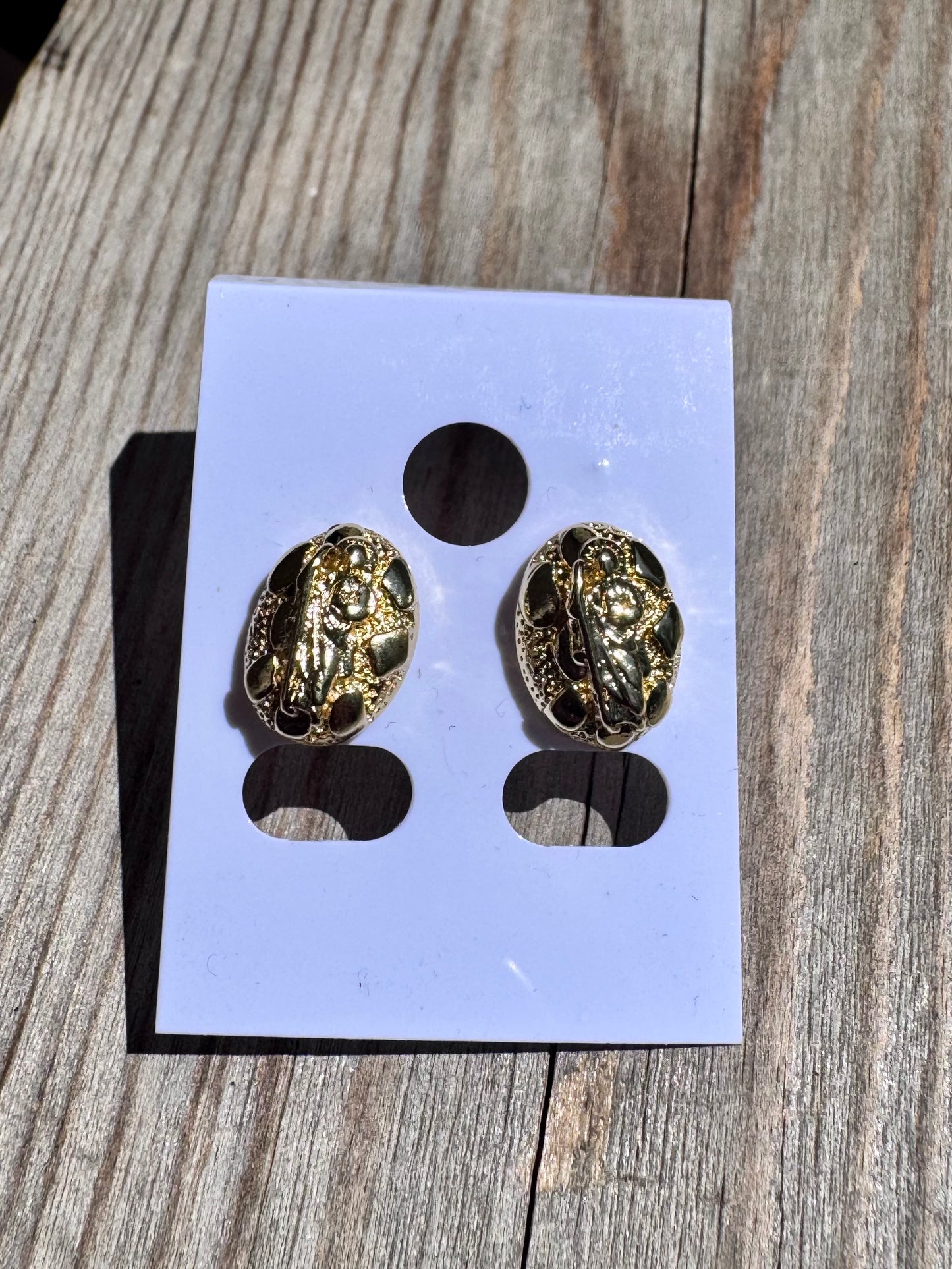 San Judas Nugget Earrings