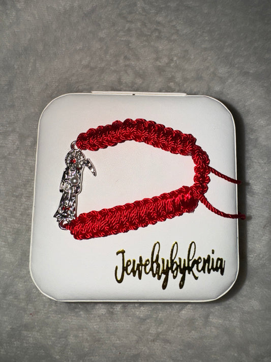 Santa Muerte Thread Bracelet