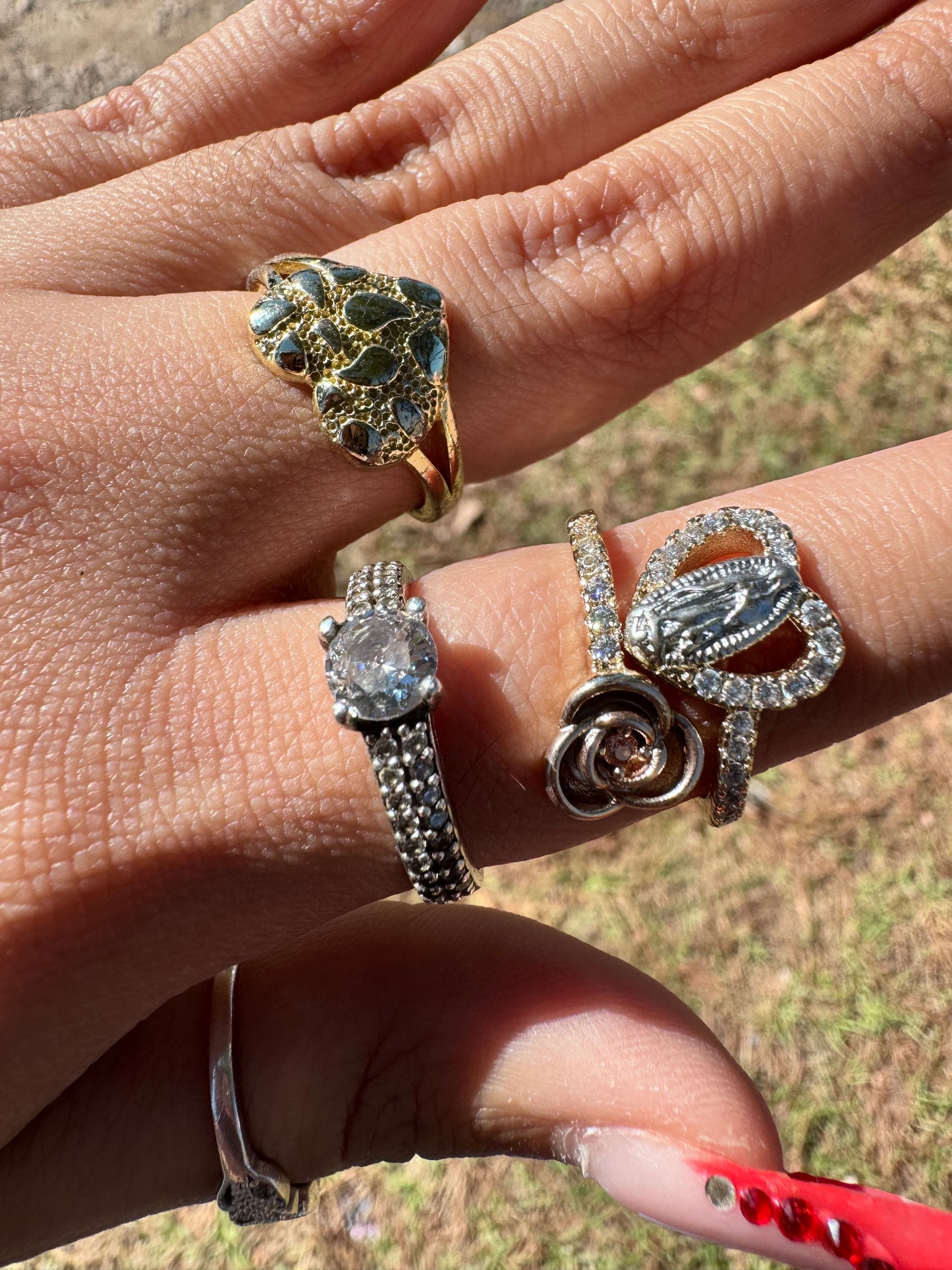 Virgencita Rose Ring