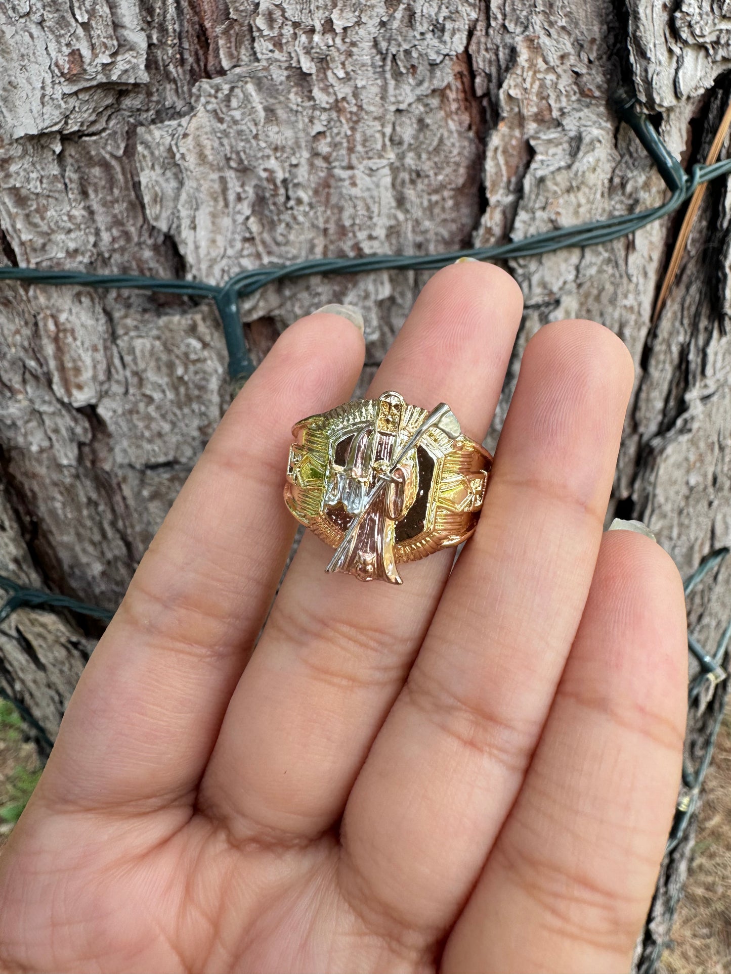 Santa Muerte Unisex Ring