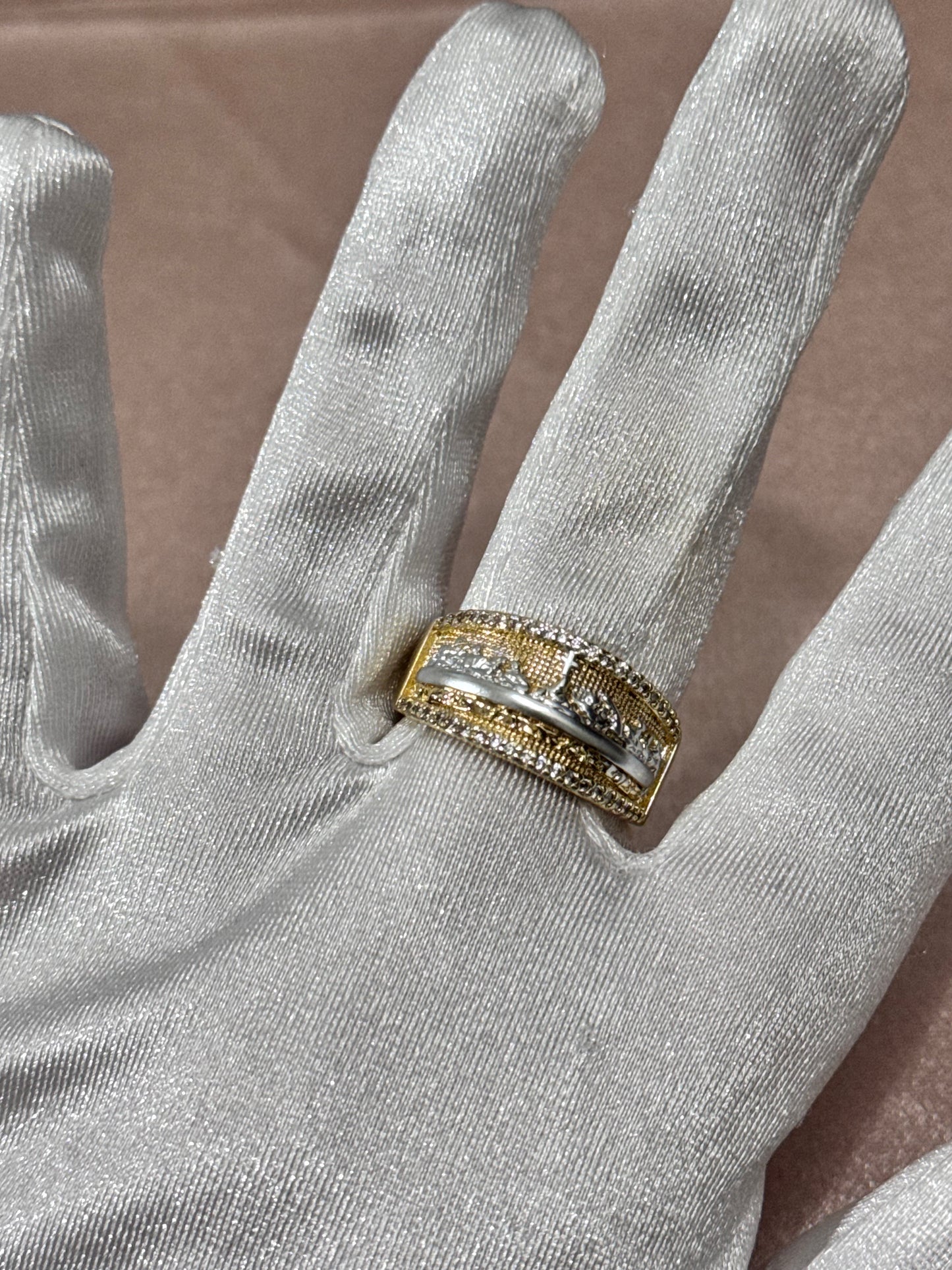 Last Supper Gold Plated Ring