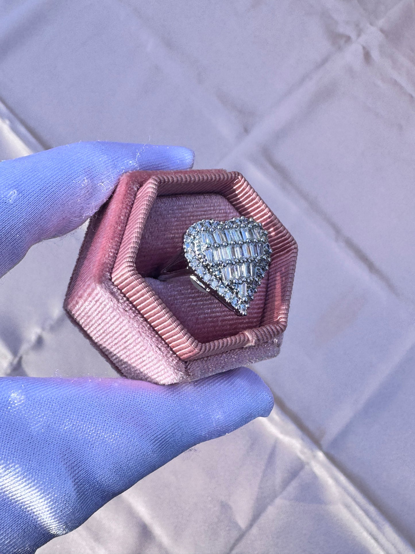 Lujosa Silver Plated Ring