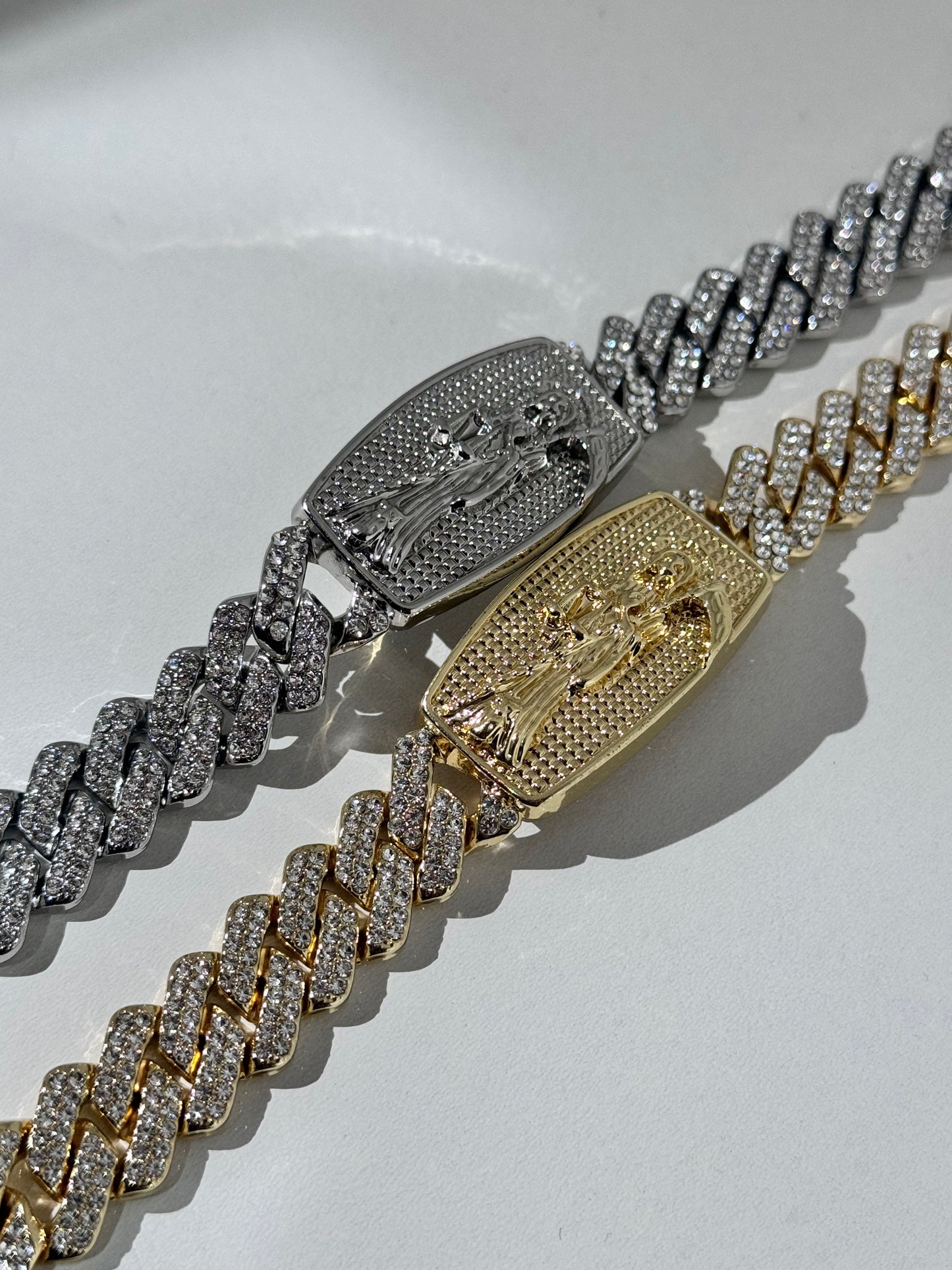 Santa Muerte Iced Out Esclava
