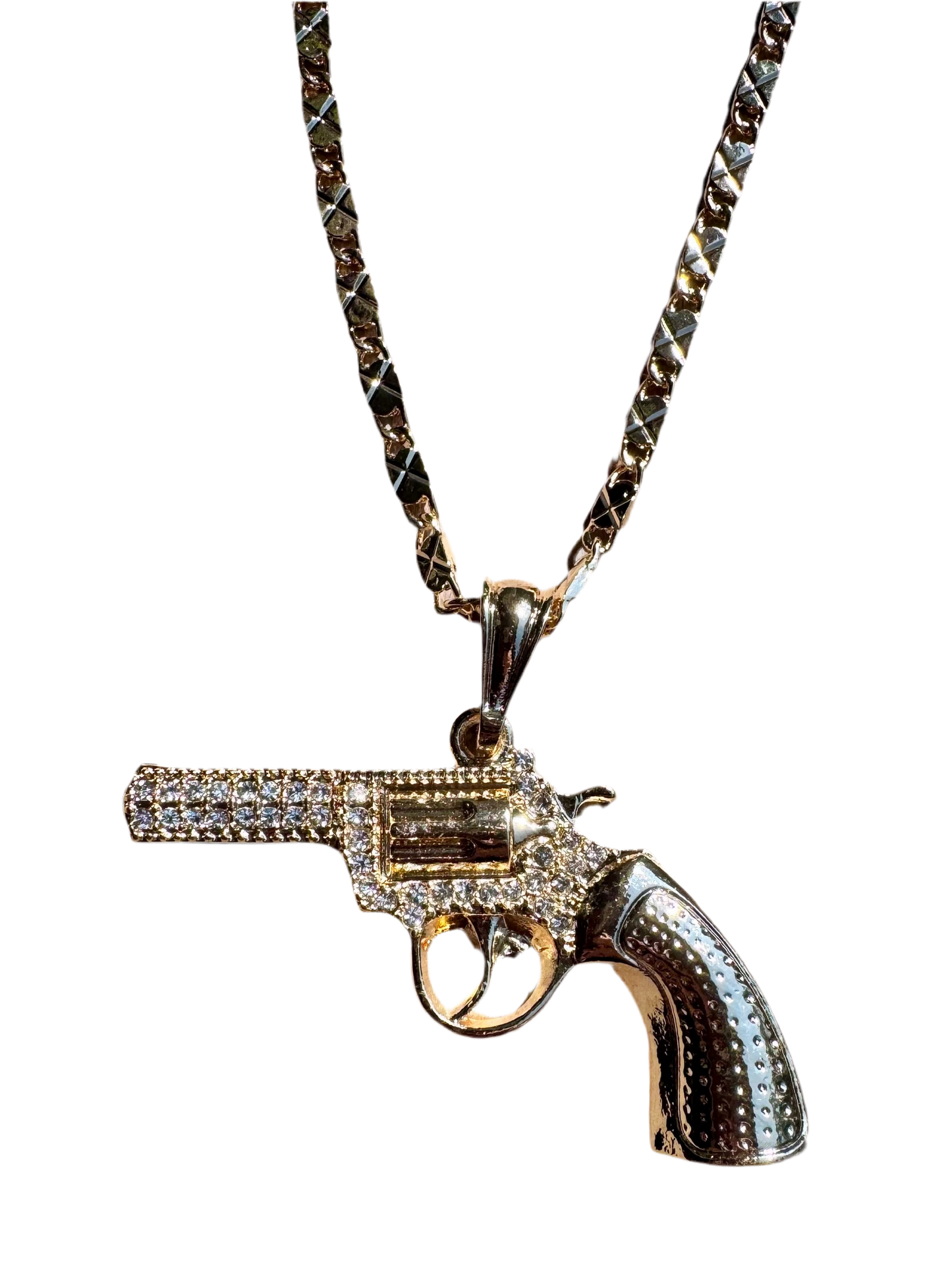 Revolver Gun Necklace (Style 4)