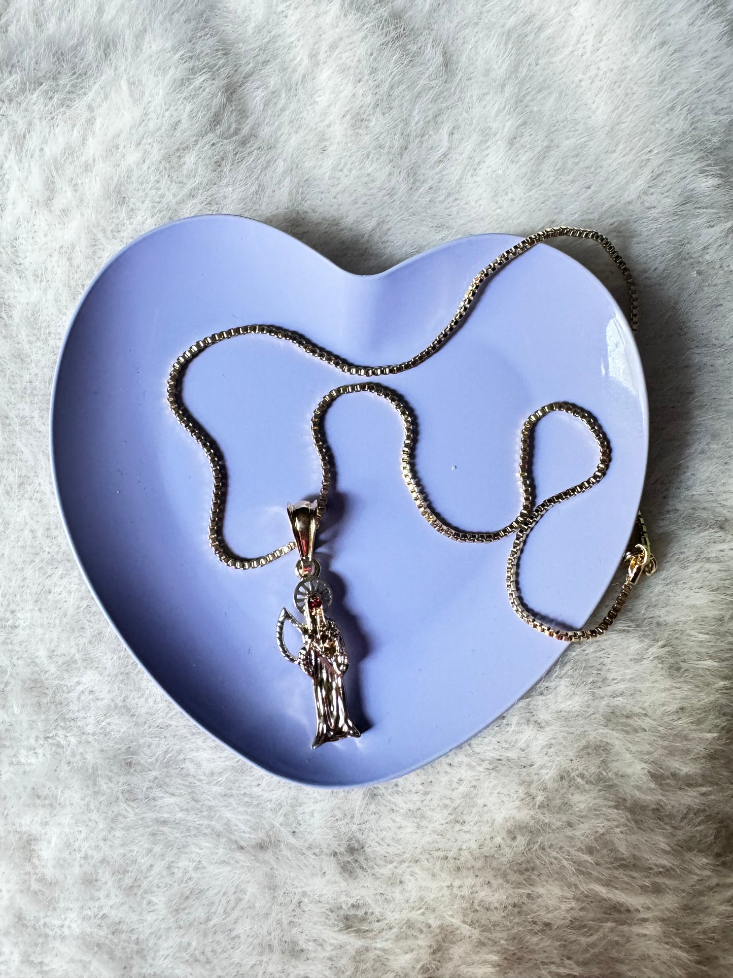 Mini Santa Muerte Necklace