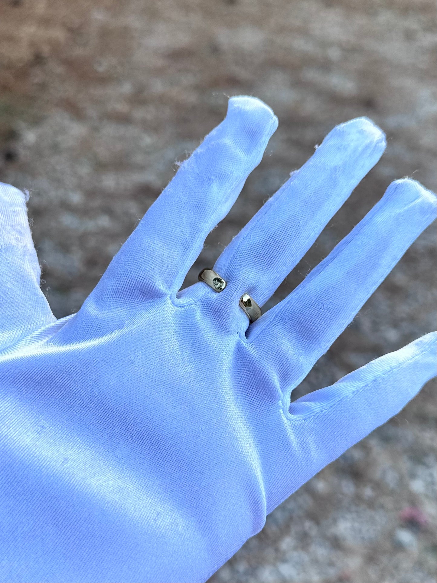 Chunky Nugget Heart Ring (Gold)
