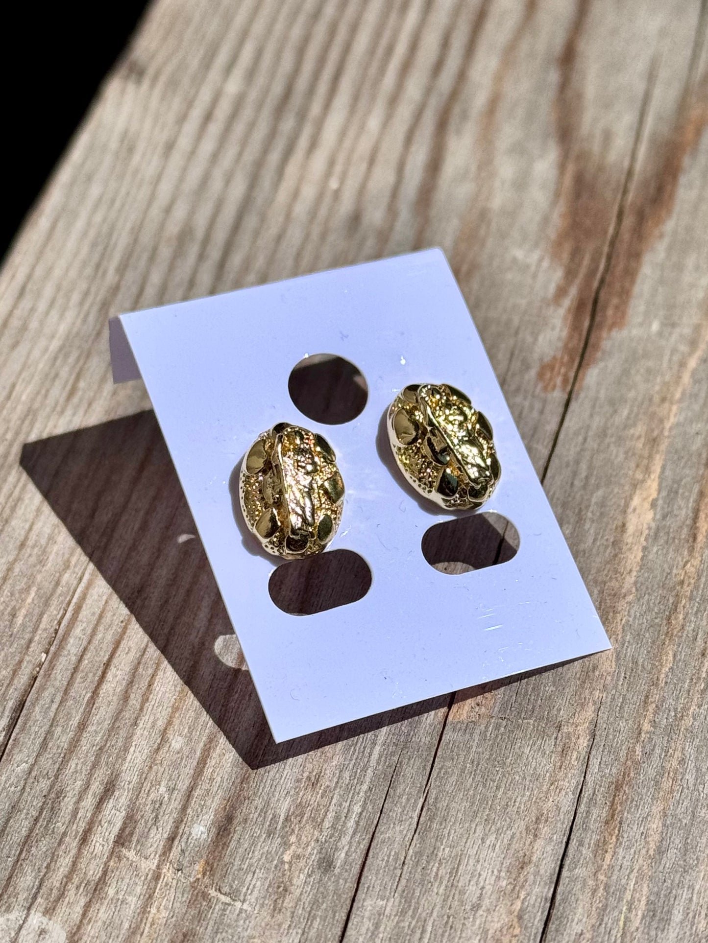 San Judas Nugget Earrings