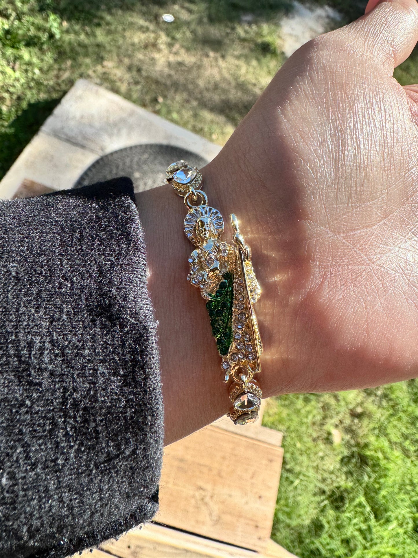 San Judas Corazones Bracelet