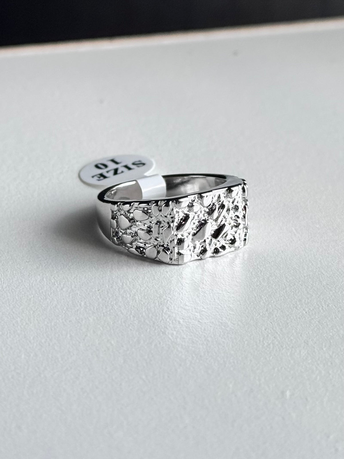 Nugget Silver Ring