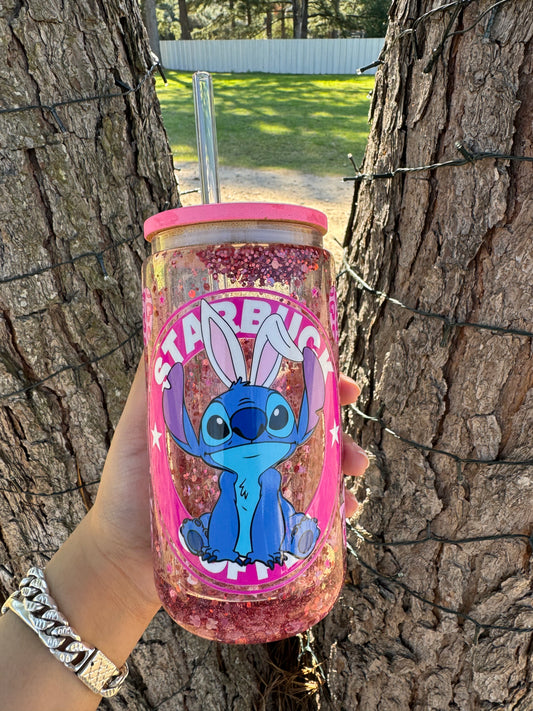 Stitch the Bunny Snowglobe
