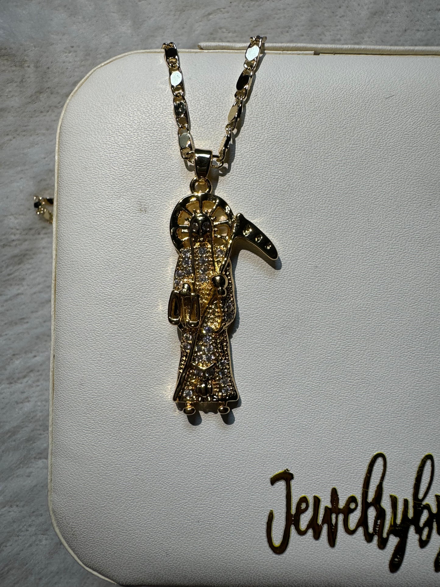 Ojitos Blancos Small Santa Muerte