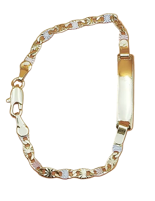 Tricolor ID Valentino Bracelet Esclava