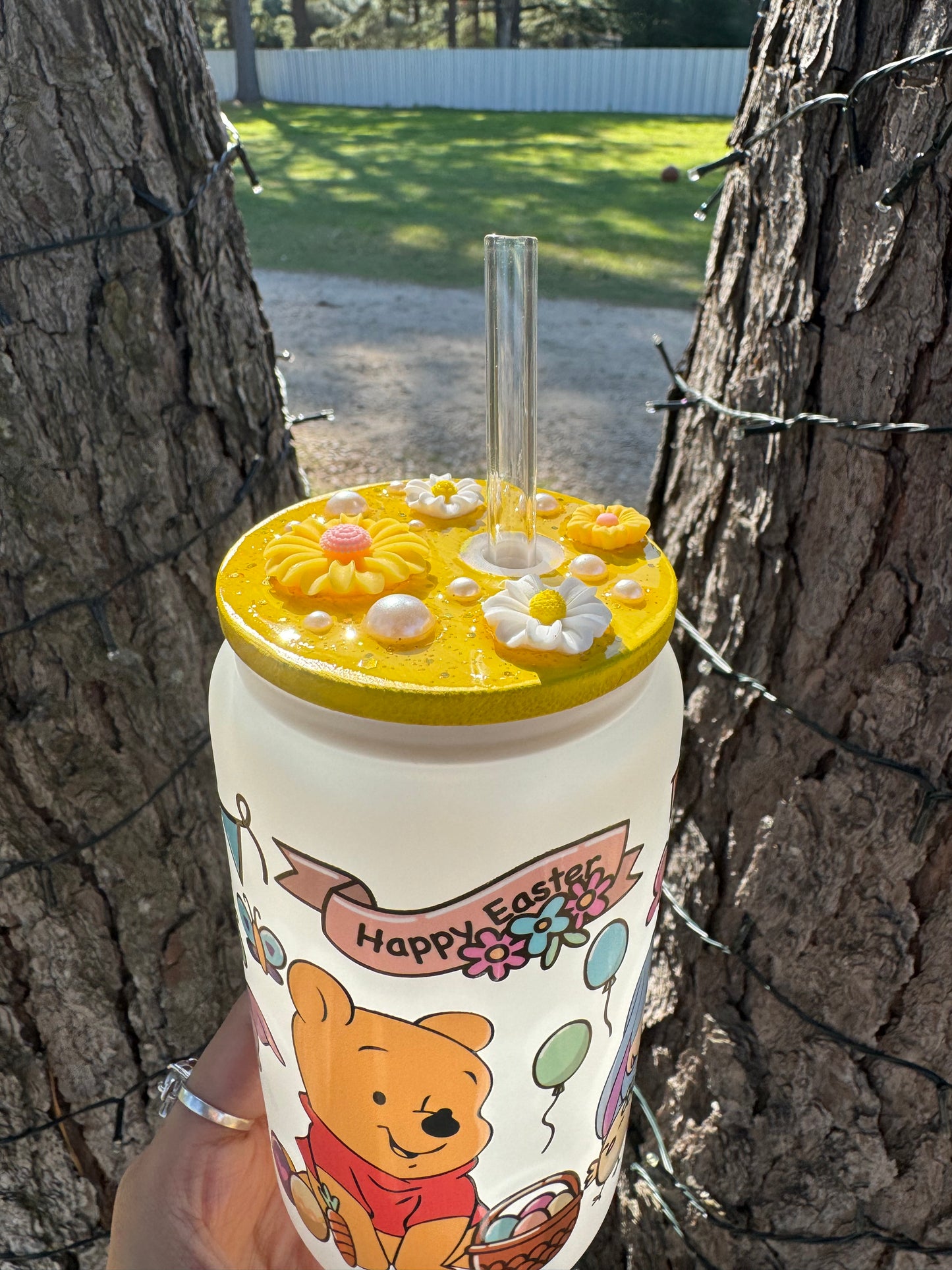 Winnie the Pooh and friends Easter Frosted cup