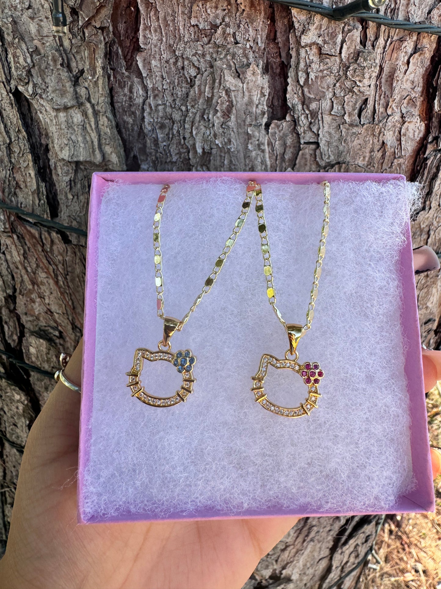Kitty Head Necklace