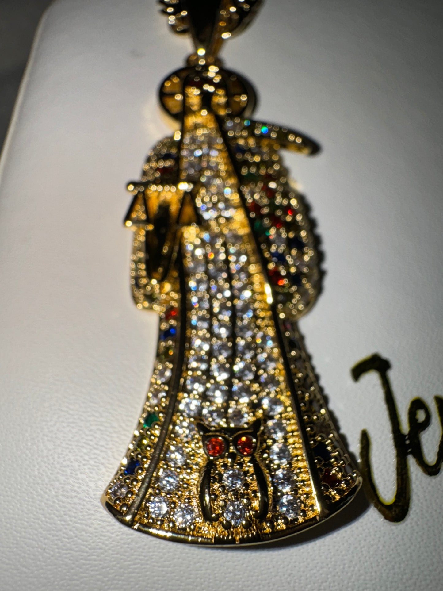 Large multicolor Santa Muerte