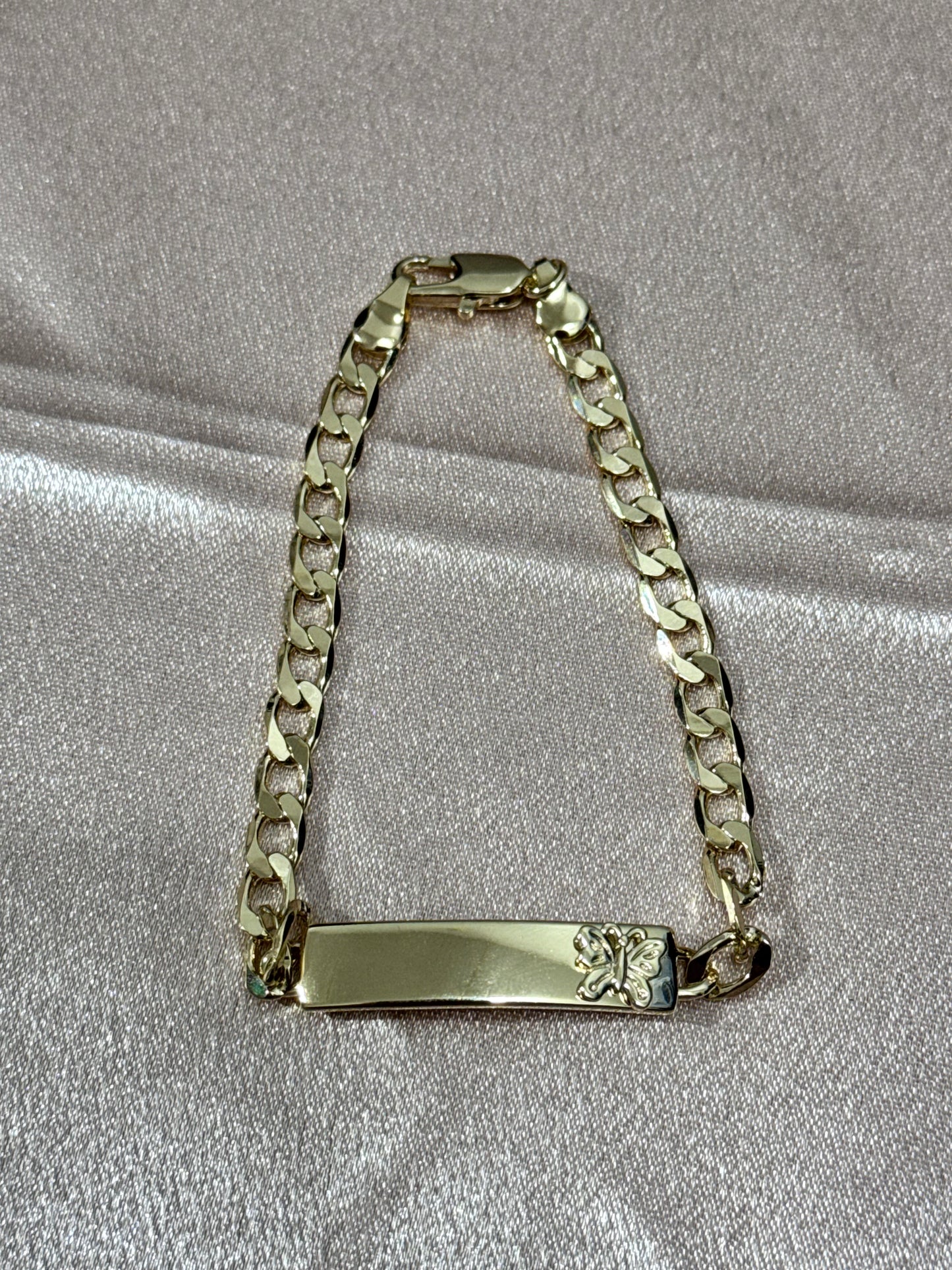 Butterfly ID Cuban Bracelet Esclava