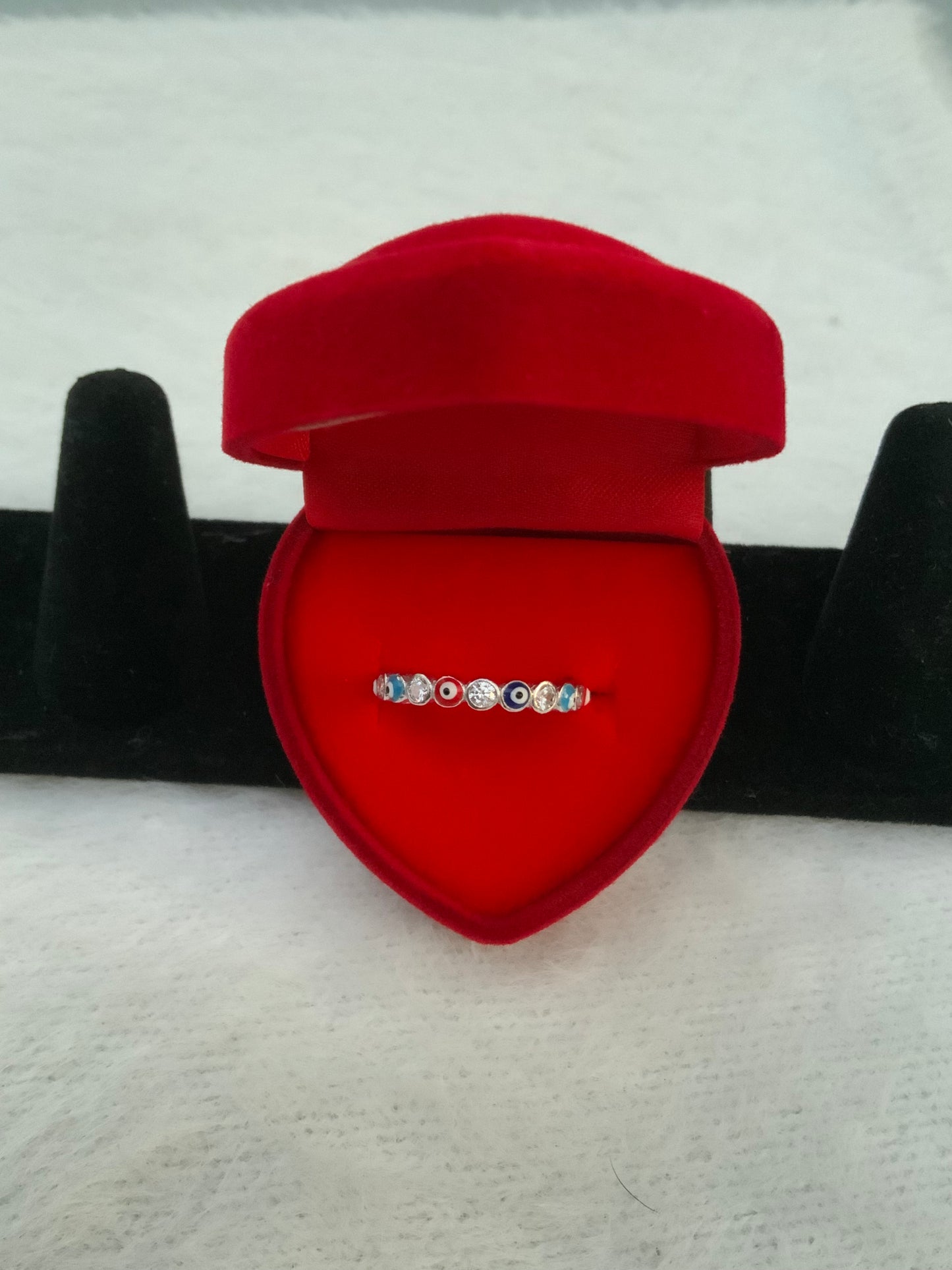 Evil Eyes Ring (Size 8)