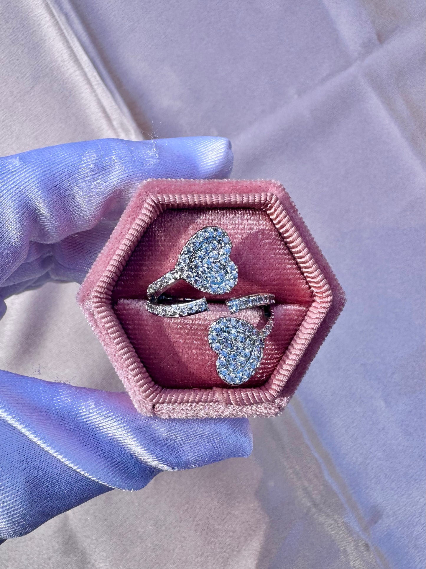 Amorosa Silver Plated Ring