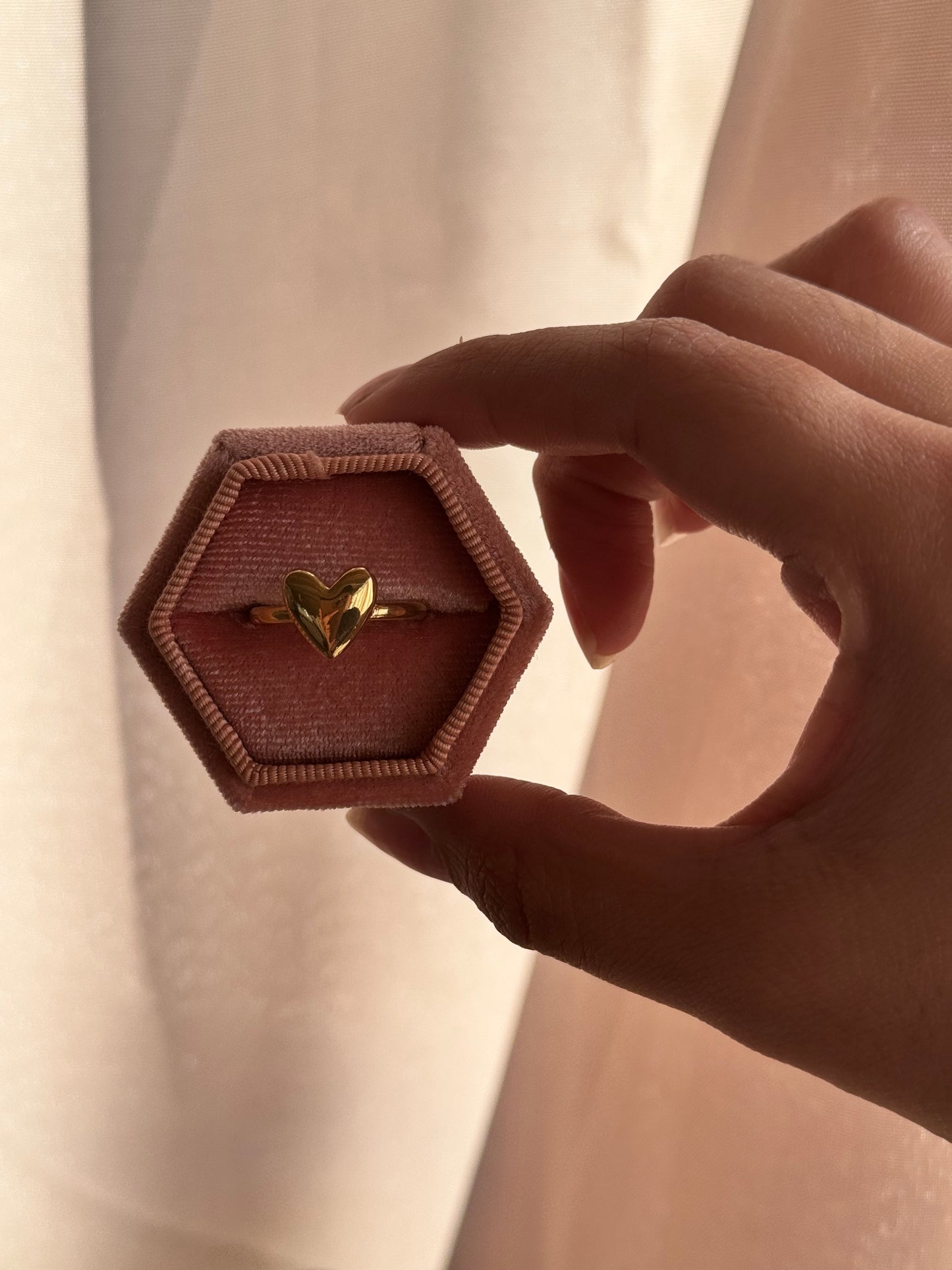 Puffy Heart Ring