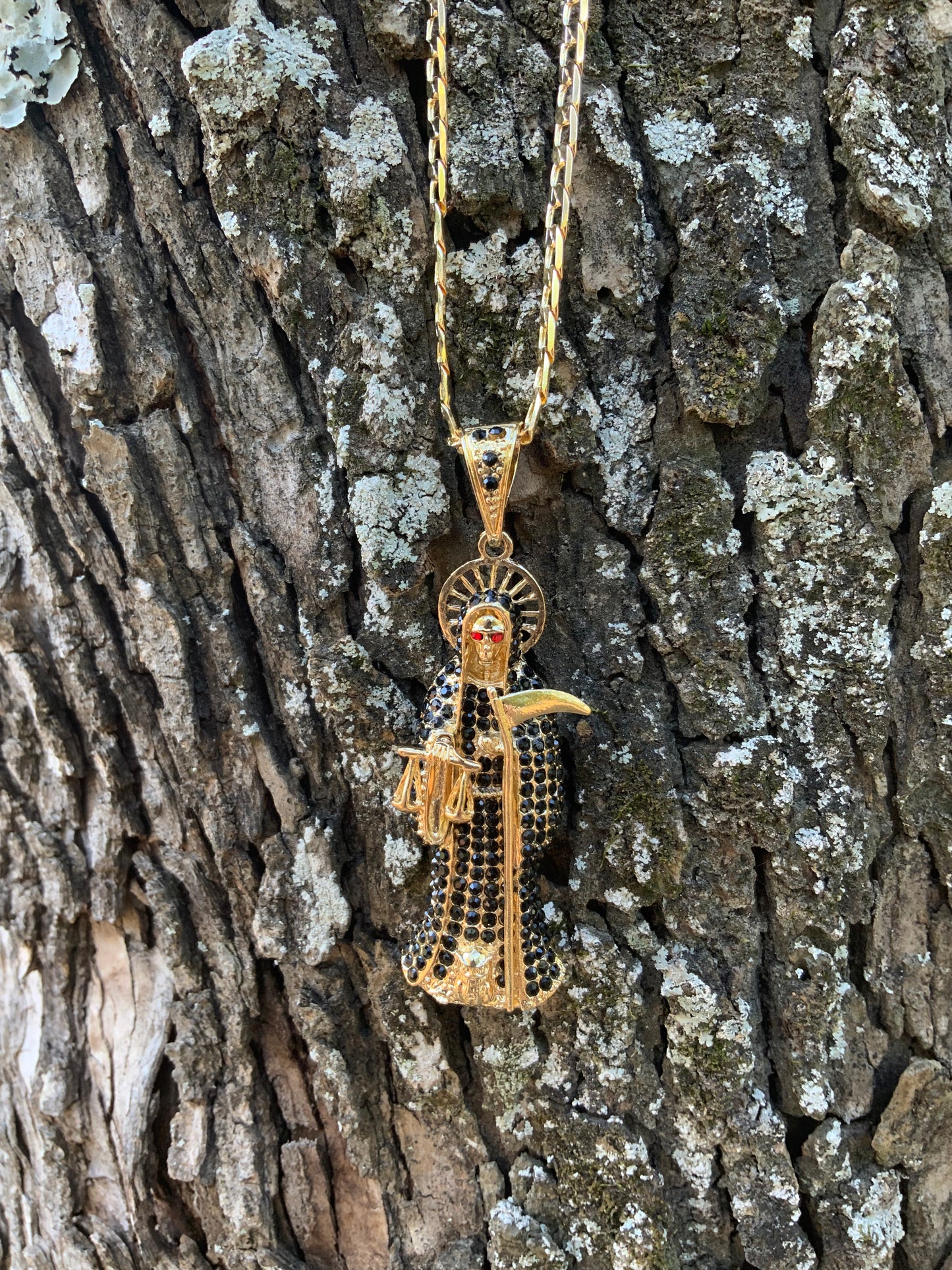 Black XL Santa Muerte