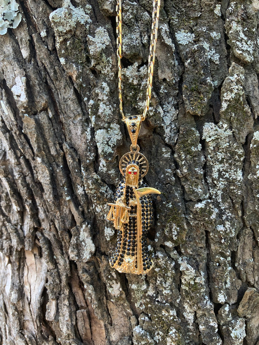 Black XL Santa Muerte