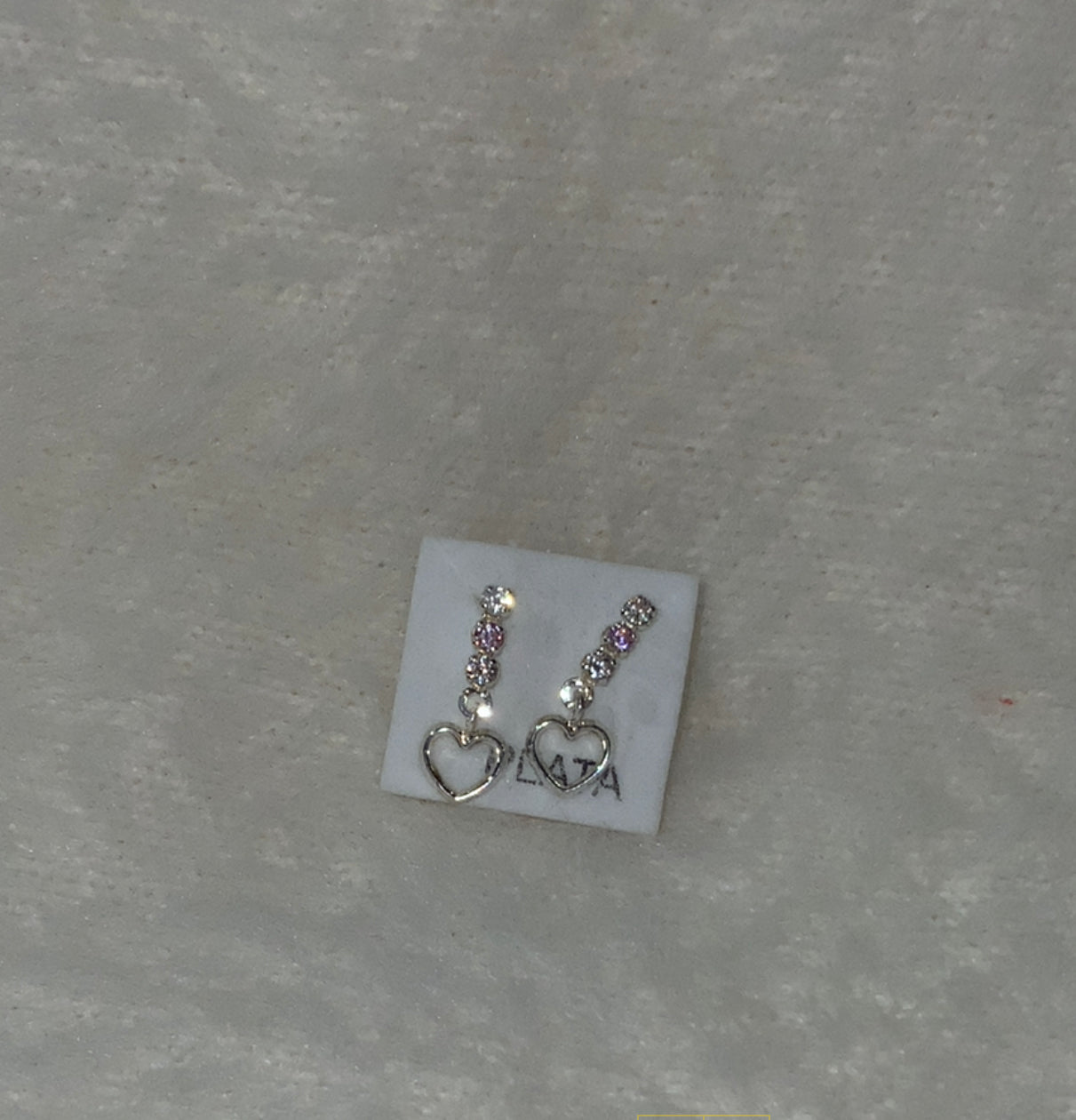 Cute Dangling Heart Studs